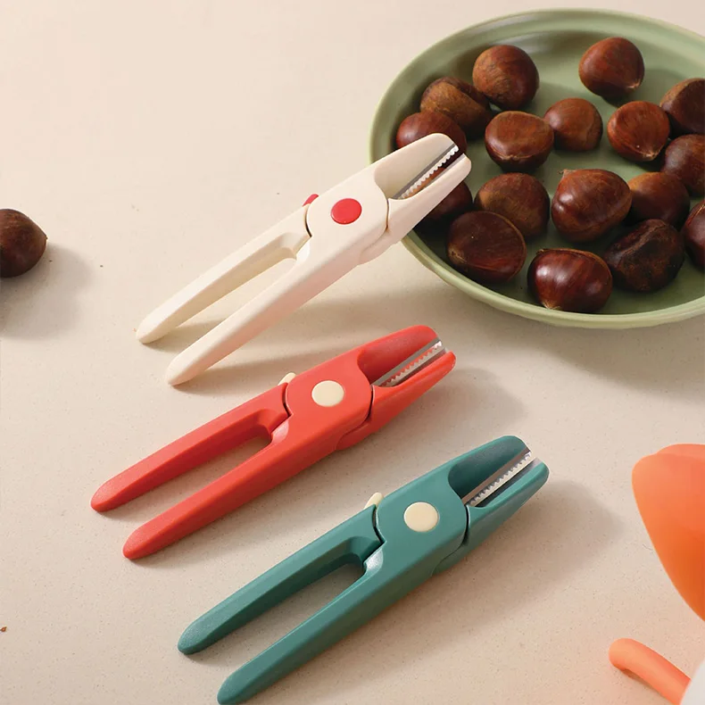 Chestnut clip pecan walnut pliers almonds crackers  chestnut opener nut sheller Chestnut Walnuts abs household hazelnut tongs