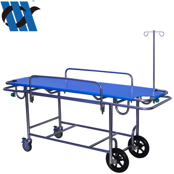 BDTT201C Stainless Steel Height Adjustable Patient Transfer Bed Ambulance Stretcher Trolley