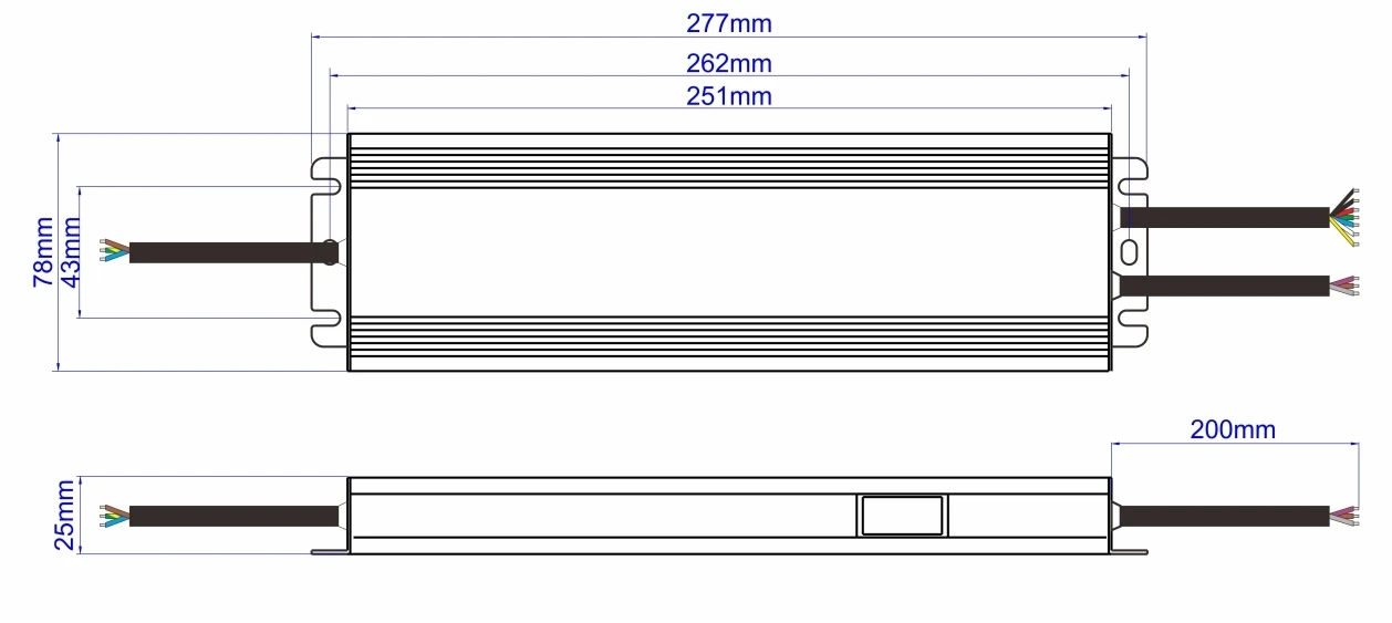 UL listed Smarts constant voltage wireless 12v 200W DMX512 led driver