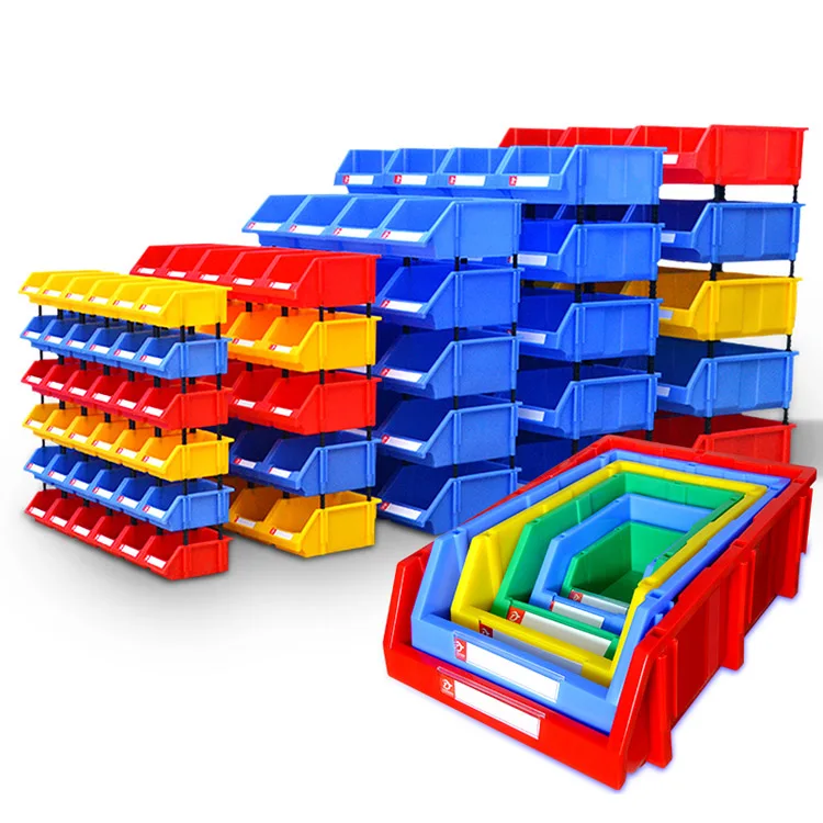 Tool bolts screws storage warehouse large plastic stackable storage parts bin