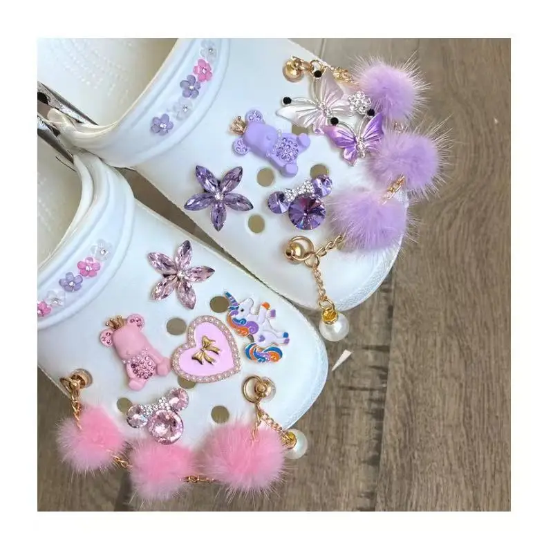 Брендовые дизайнерские металлические украшения для обуви