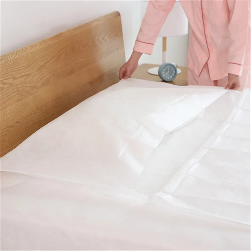 
Bed sheet supplier medical PE Coated disposable nonwoven bed sheet a 