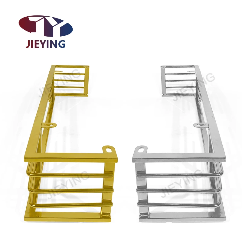 Jieying New Design hardware Accessories Luxury Style Metal Sofa leg Gold Sofa Armchair Base Gold Metal Iron Steel Sofa Frame