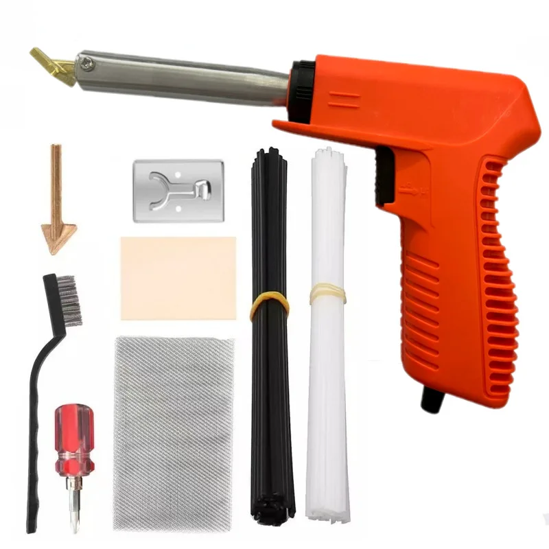 Bumper Repair Welder Tool Plastic Welding Kit 100W Small Soldering Iron gun Kit Fast Heating Car Bumper Repair Welder Tool Set