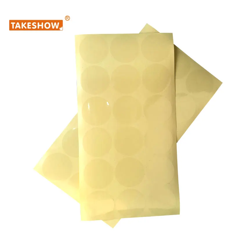 Transparent label, adhesive vinyl sticker ,top grade clear sticker 40mm/4cm