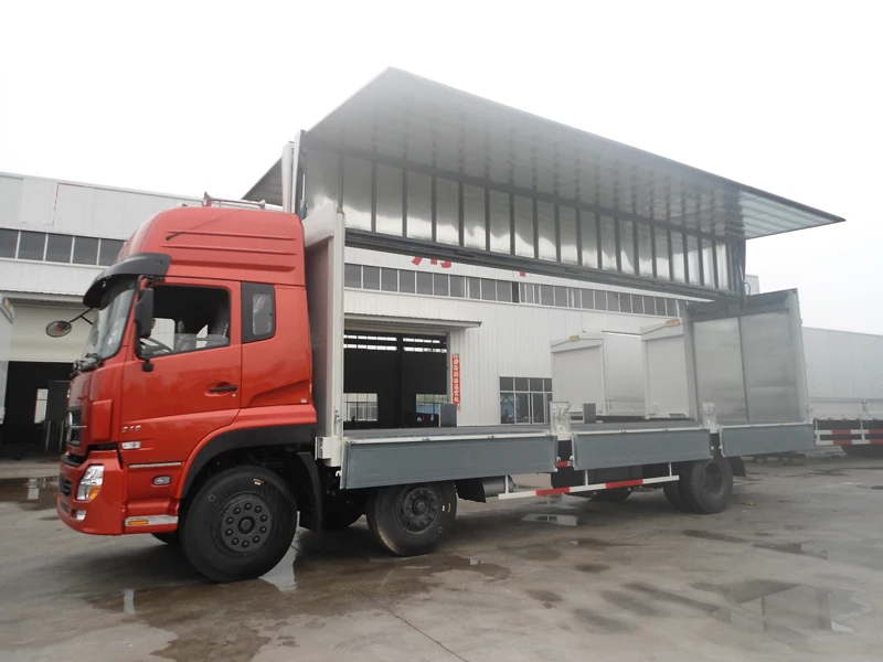 32-футовый алюминиевый крыльчатый фургон для тяжелого грузовика HINO FUSO ISUZU