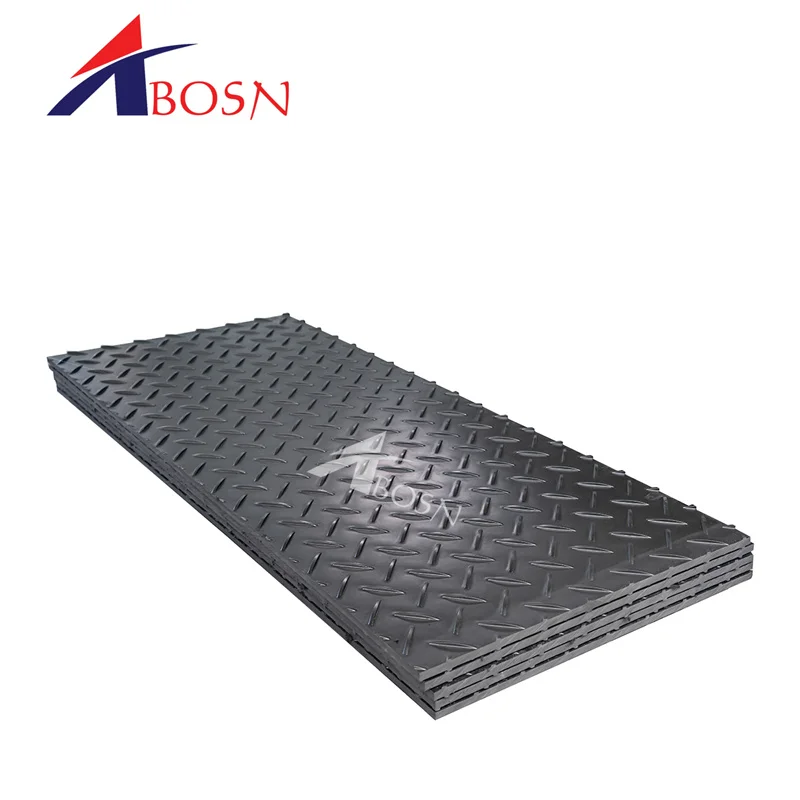 china 4x8 pe hdpe ground protection mat temporary trackway composite mats