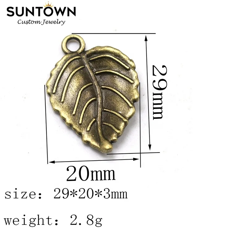 
Suntown Diy Retro Alloy Weed Leaf Charm Leaves Artificial Plant Charms For Jewelry Making Hip Hop Necklace Pendant Girls Schmuck 