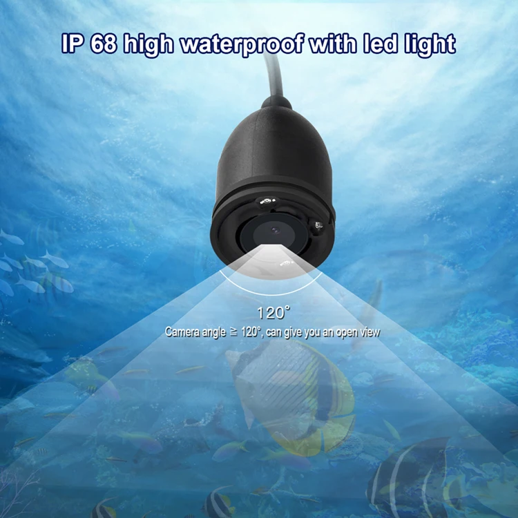 HR-4315B Newly affirms stock original low price professional wild fishing equipment underwater mini  fishing camera