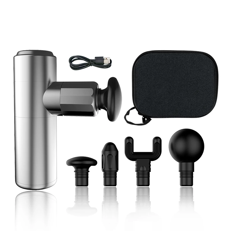 
Мощный массажный пистолет из алюминиевого сплава, карманный мини-массажный пистолет для фитнес-людей 