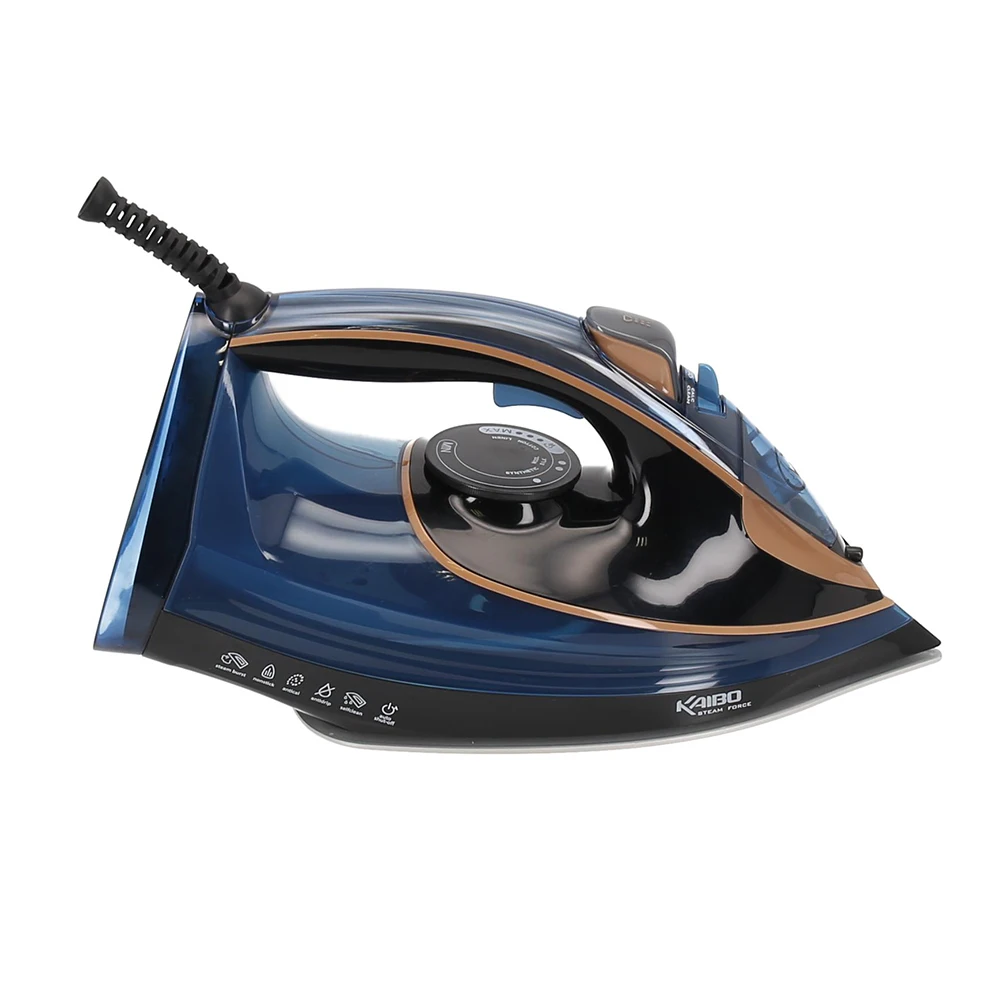 China Manufacturers Factory Price Anti-Calc Electric Powerful Dry Steam Iron With Ceramic Soleplate