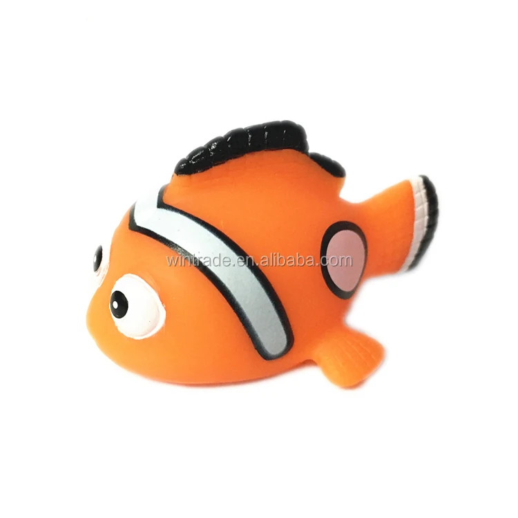 Kids Bathing Water Splashing Rubber Nemo Fish For Squirt Bath Toy