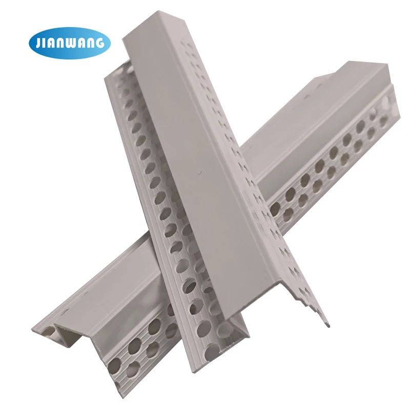 Cheap Building Materials Pvc Profile Wall Corner Bead Vinyl Angle Rigid Trims Protection For Drywall Decoration