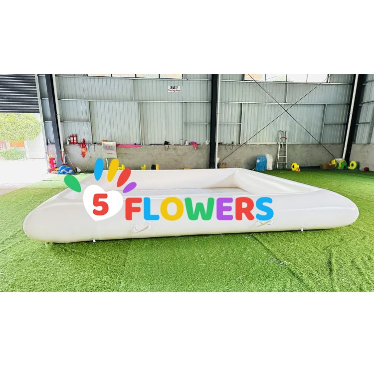 Commercial PVC all white kids play arena race track inflatable bumper car arena inflatable games for playground for children