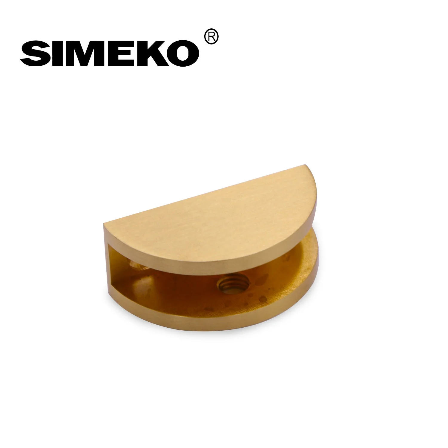 Factory sale SK-GC27  Stainless Steel 304 Zinc Alloy golden  Shower Hinge Bathroom Glass Conector Glass Clamp