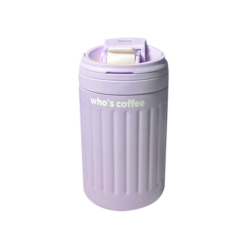 Wholesale American Style Stainless Steel Tumbler Straw Customizable Logo PP Metal Material Travel Mug Outdoor Camping Included