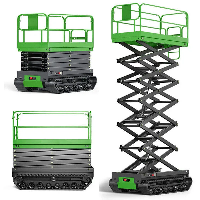 BEIGONK4-18m Rough Terrain Self Propelled Track Scissor Lift Mobile Hydraulic Electric Lifting Scaffold Work Platform