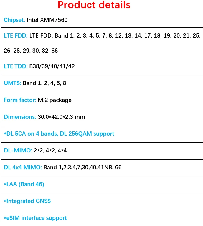 FDD-LTE TDD-LTE Cat16 Fibocom L860-GL 4G модуль Wlan Card беспроводная сетевая карта SPS # L27188-001 для ноутбука HP Elitebook X360 830 840