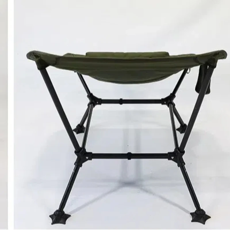 Solid color Oxford cloth folding chair Metal Solid fishing chair Ultra light portable leisure custom beach chair