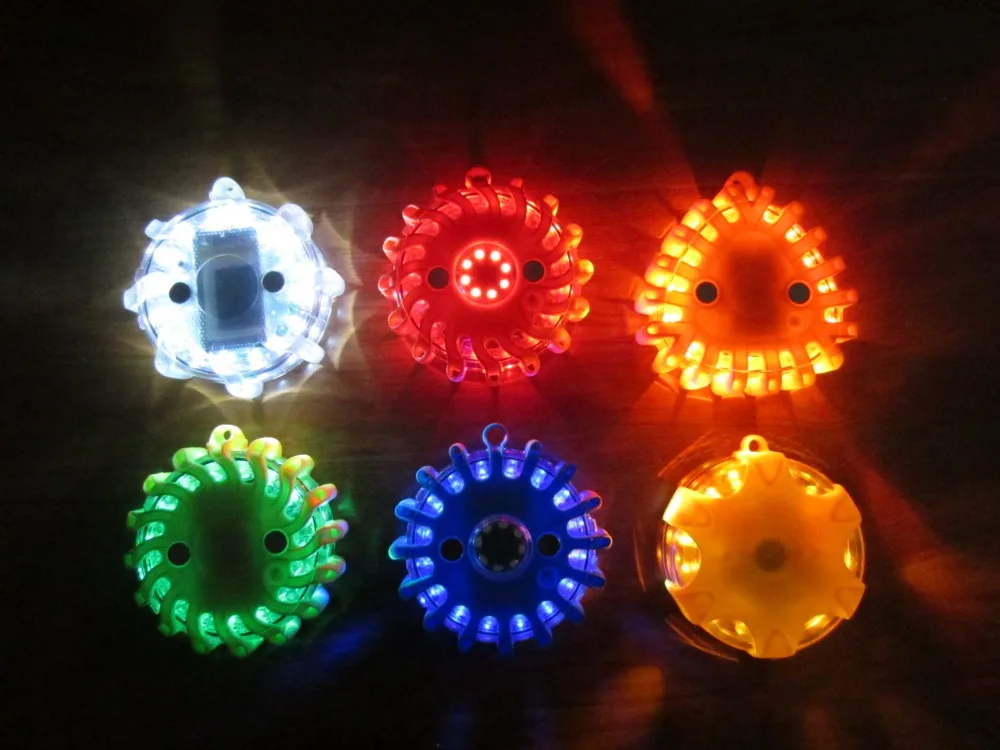 Triangle Shaped CR123 battery Emergency Roadside Beacon LED Lighting Flare Super Bright Light Visible Up To 2 Miles Away