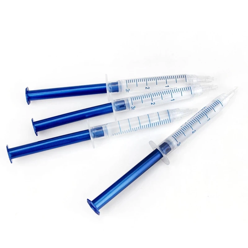 peroxide professional teeth whitening kit with led light and gels for home use