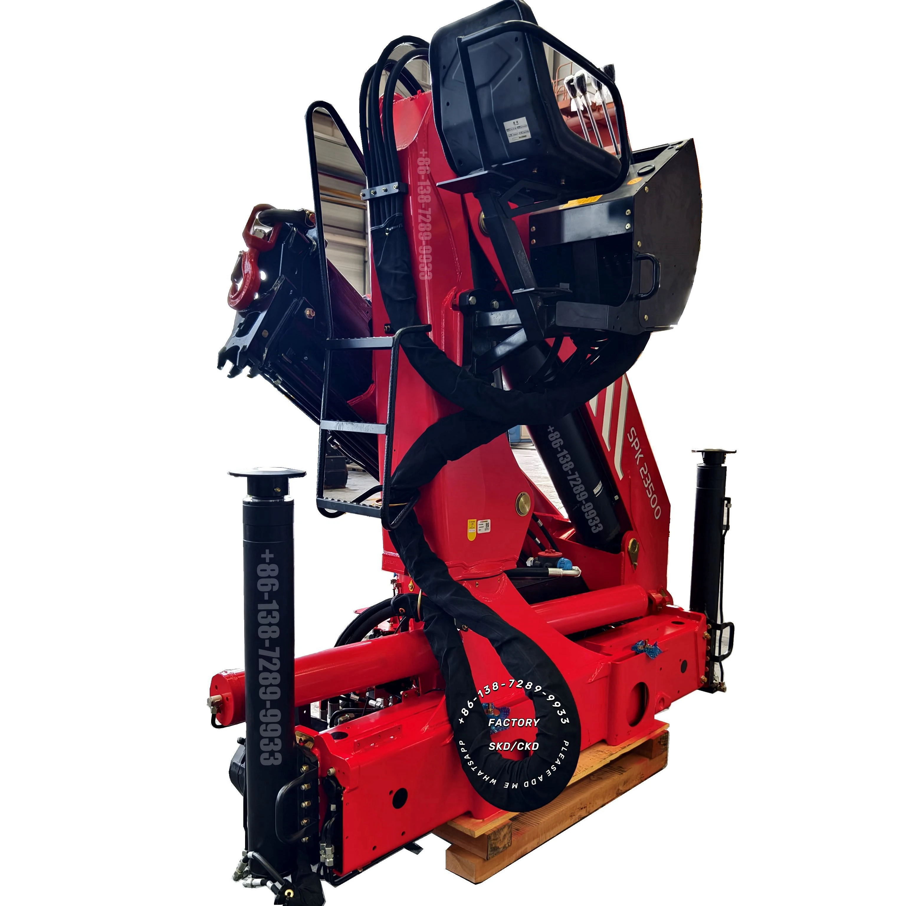 New Palfinger SPK23500 11 Ton Truck Mounted Knuckle Boom crane for Isuzu Volvo Stania Mercedes-Benz heavy truck chassis