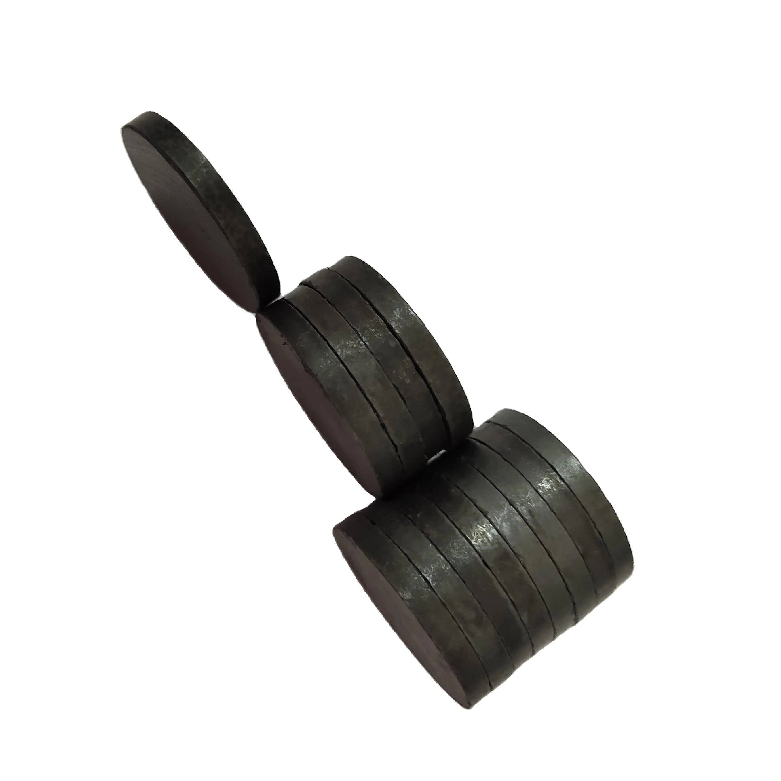 Round Ceramic Magnet Y30 Ceramic Ferrite Magnet Disc Ferrite Curtain Magnet