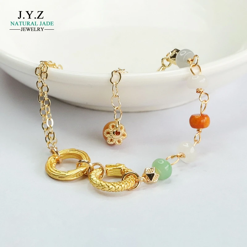 Natural Emerald Bracelet Dragon And Phoenix Double Ring SANCAI Abacus Beads Bracelet Factory Wholesale Delivery FC3032306