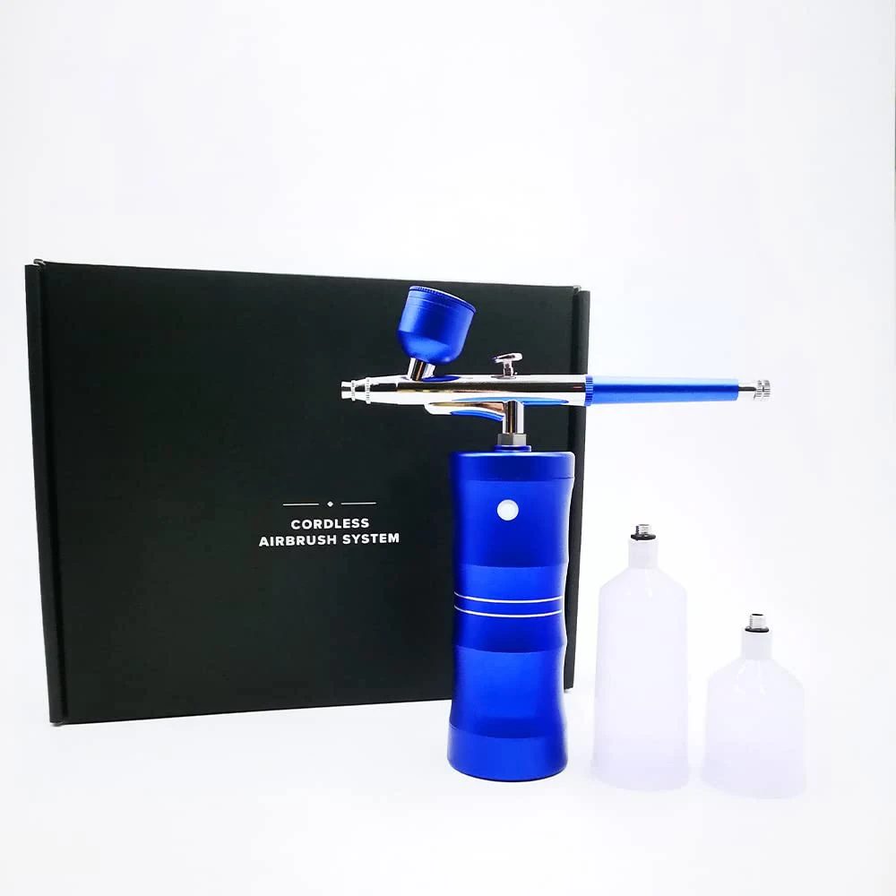 Upgraded Airbrush Kit Portable Mini Air Brush Spray Gun with Compressor Kit Air Brush Painting Kits for Cake Decorating