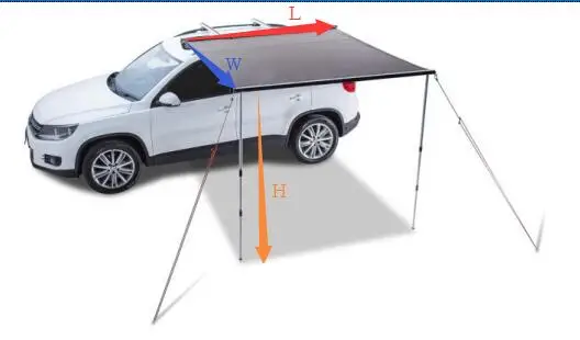 Outdoor Awning tent  Car Side Awning  Annex Room Tent For Car Roof 4X4 Tente De Vo