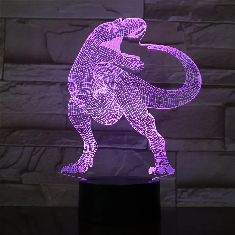 Nice best selling dinosaur electric night light bedroom  lamp baby room table lamp 3d night light