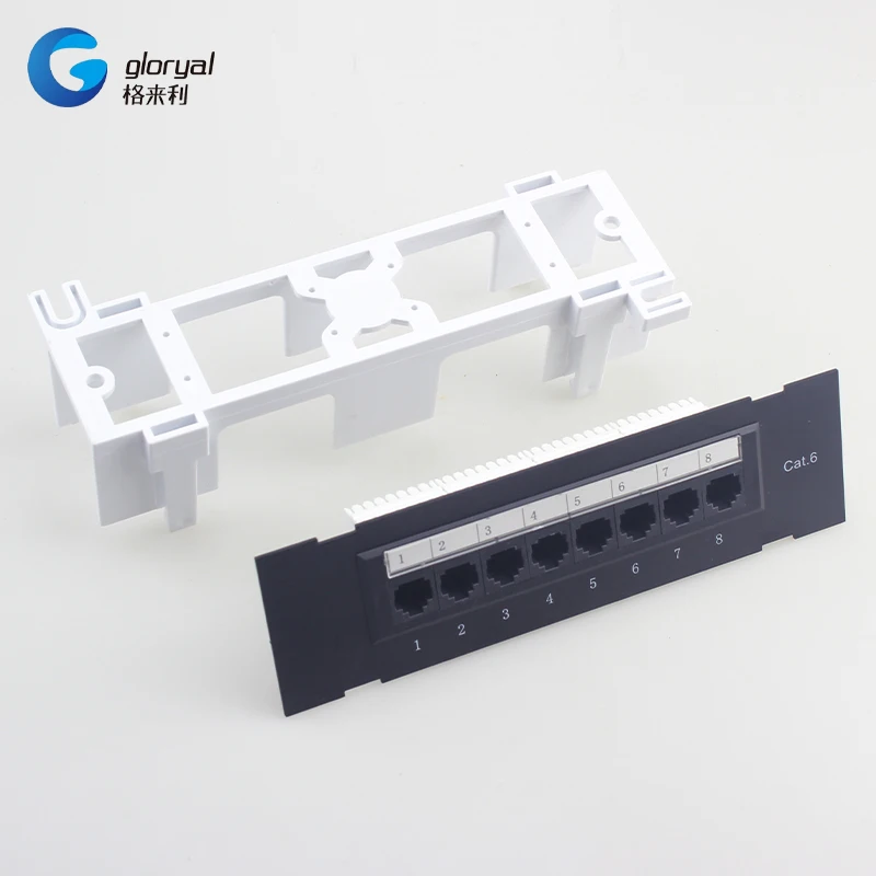 8 портов cat6 UTP