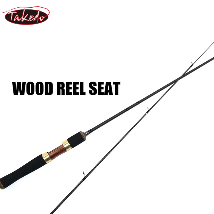 TAKEDO High carbon top quality  ultralight 1.80m ultra light spin ning 602 bass trout  fingerling small fry casting fishing rods