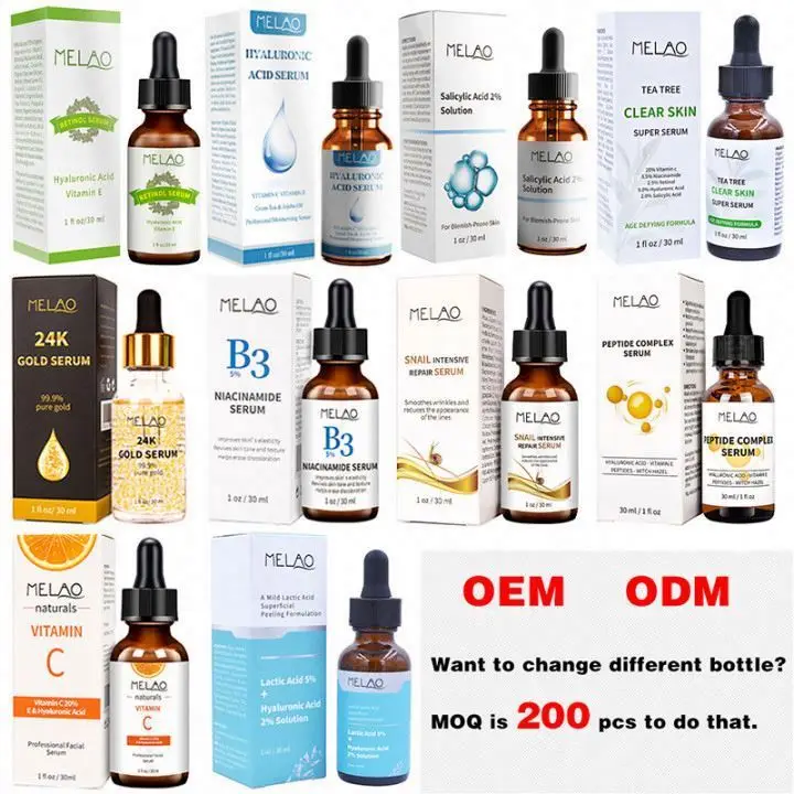 1 Fl Oz Anti Aging and Brightening Cheap Wholesale Collagen Pure Skin Care 20% Vitamin C Whitening Serum Thailand Private Label