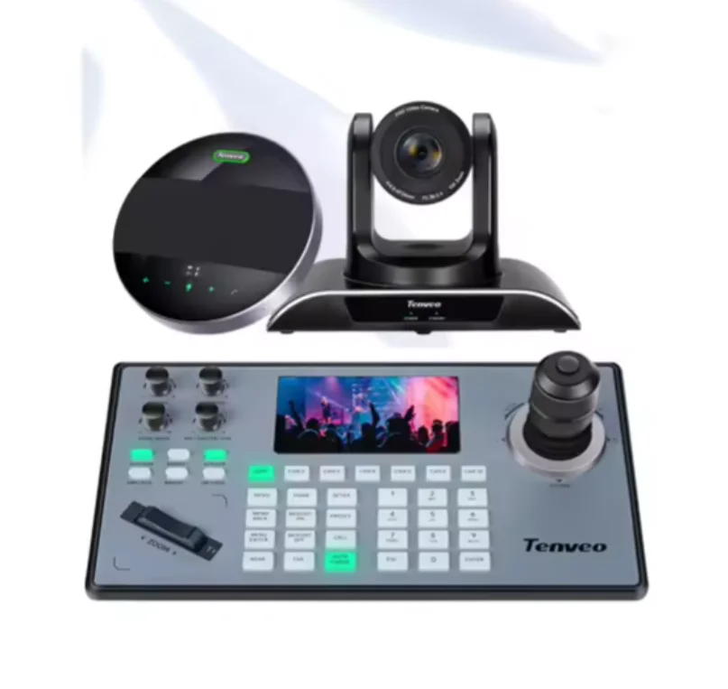 Tevo-M5B+VHD10U+KB200Pro 10x zoom 1080P 60FPS USB 3.0/HDMI and Noise Reduction USB/Bluetooth/Wireless 4D joystick controller