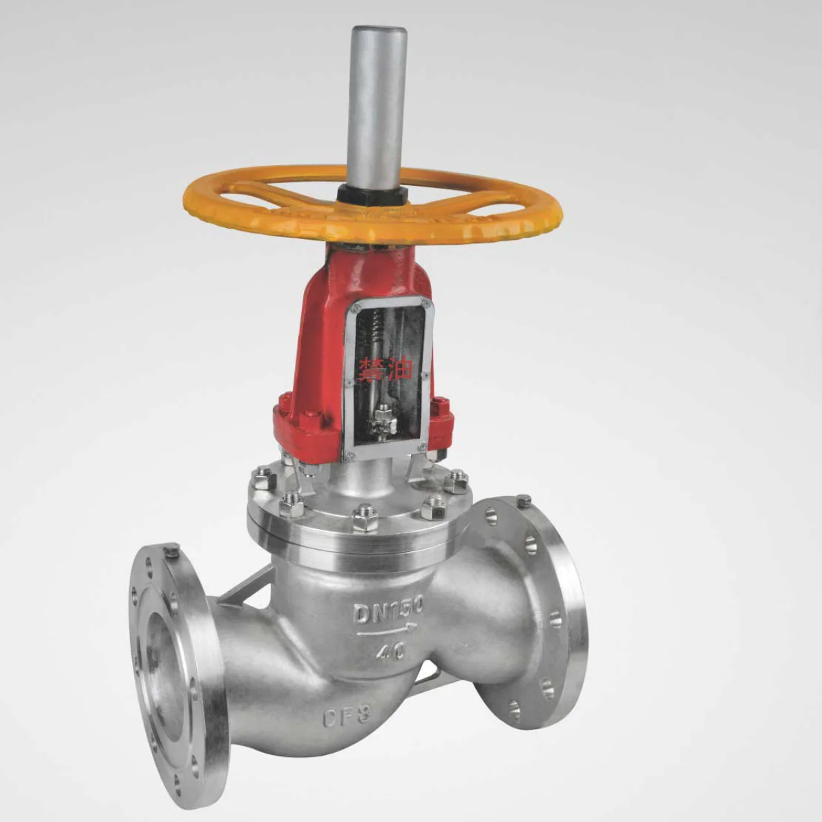 AJ41B/F PN16 PN25 PN40 WCB gray carbon steel Shut-off valve CF3 Stainless steel ammonia use stop valve