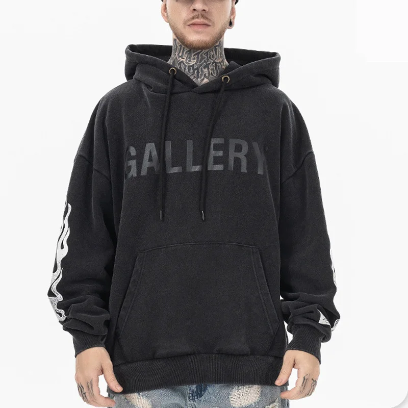 Men Hoodies Custom Printing Men Hoodie Hemp Terry Custom Graffic Hoodies