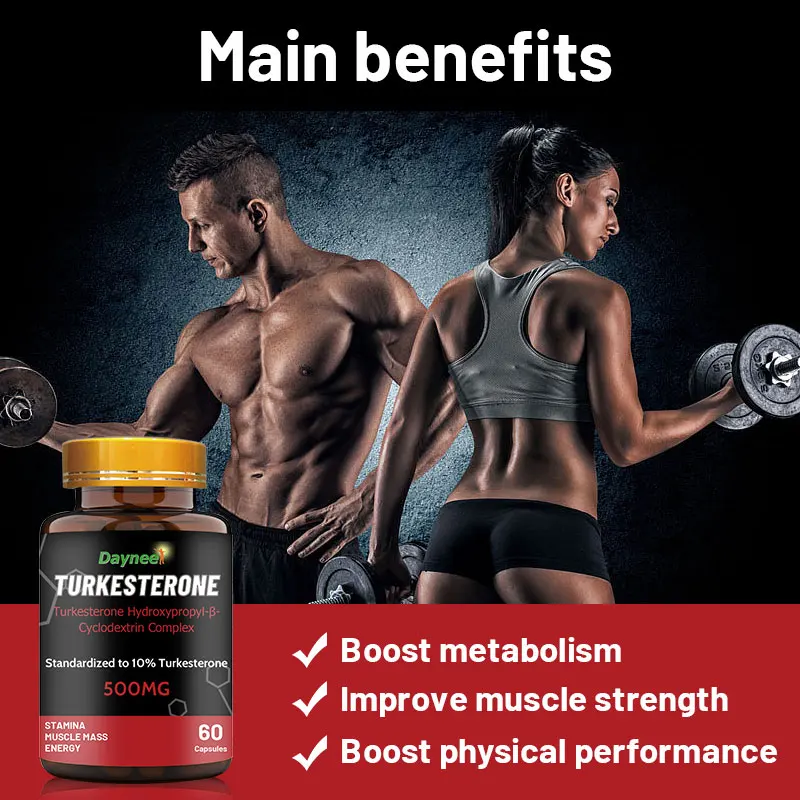 Healthcare supplements Turkestanica Extract Powder 10% 500mg/60capsules/Bottle custom Turkesterone Capsules