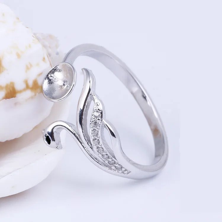 SSR24 Opening Rings 925 Sterling Silver Blank Ring S925 Jewelry Components