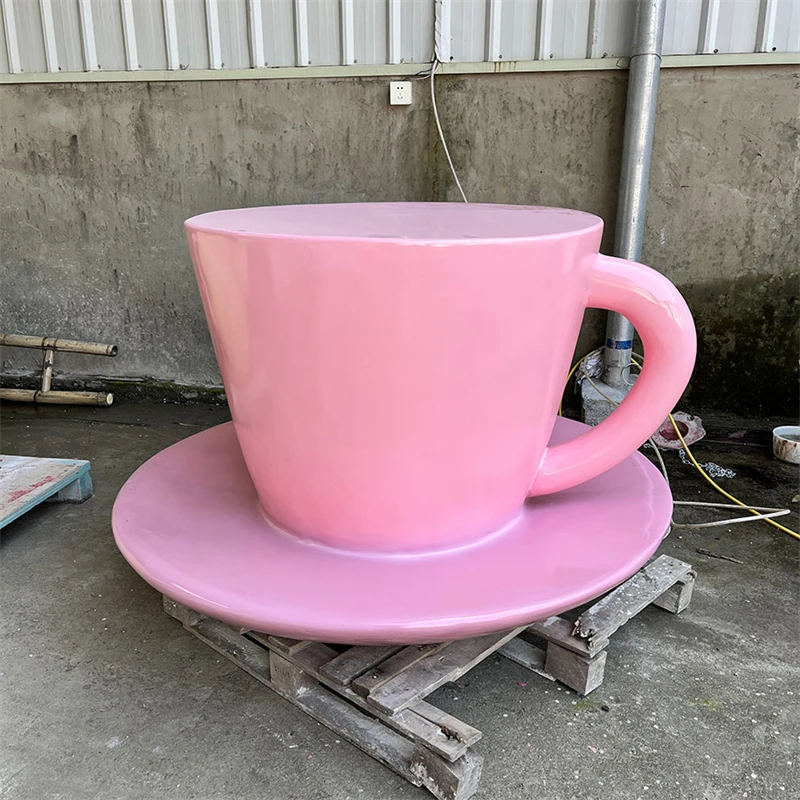 life size fiberglass sculpture teacup bear cartoon sculpture customized frog decoration fiberglass native american fire hidrant