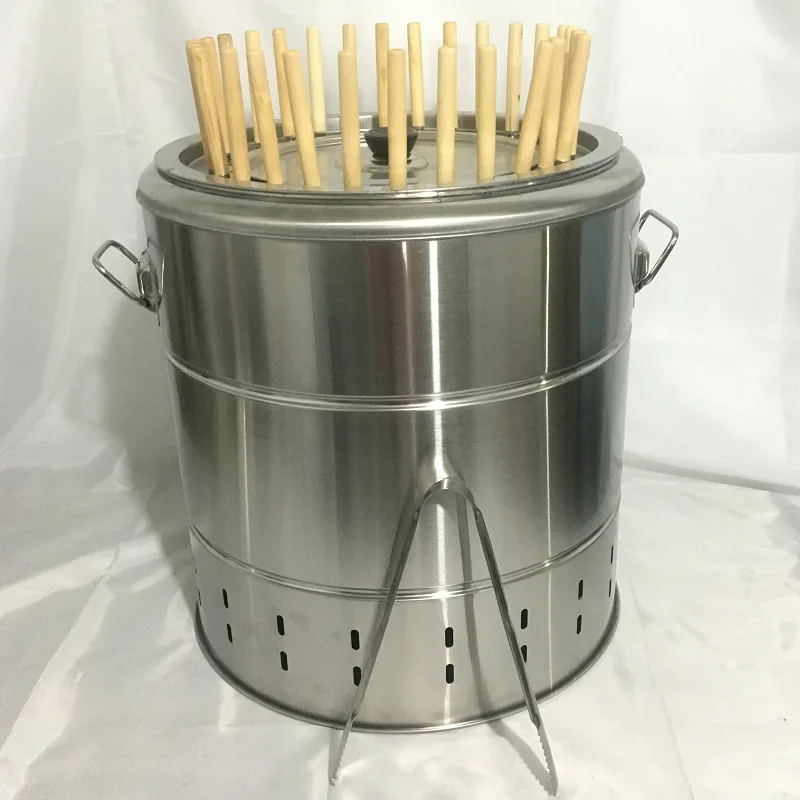 Wholesales Outdoor Used Grill Set Best Quality Promotional Kebab Skewer Machine Rollover Free Stereoscopic Parrilla Kamado