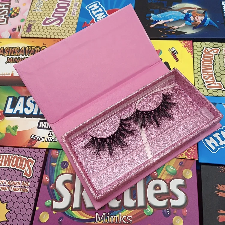 bulk wholesale mink strip lashes new design 25mm mink eyelash fake handmade mink eyelashes