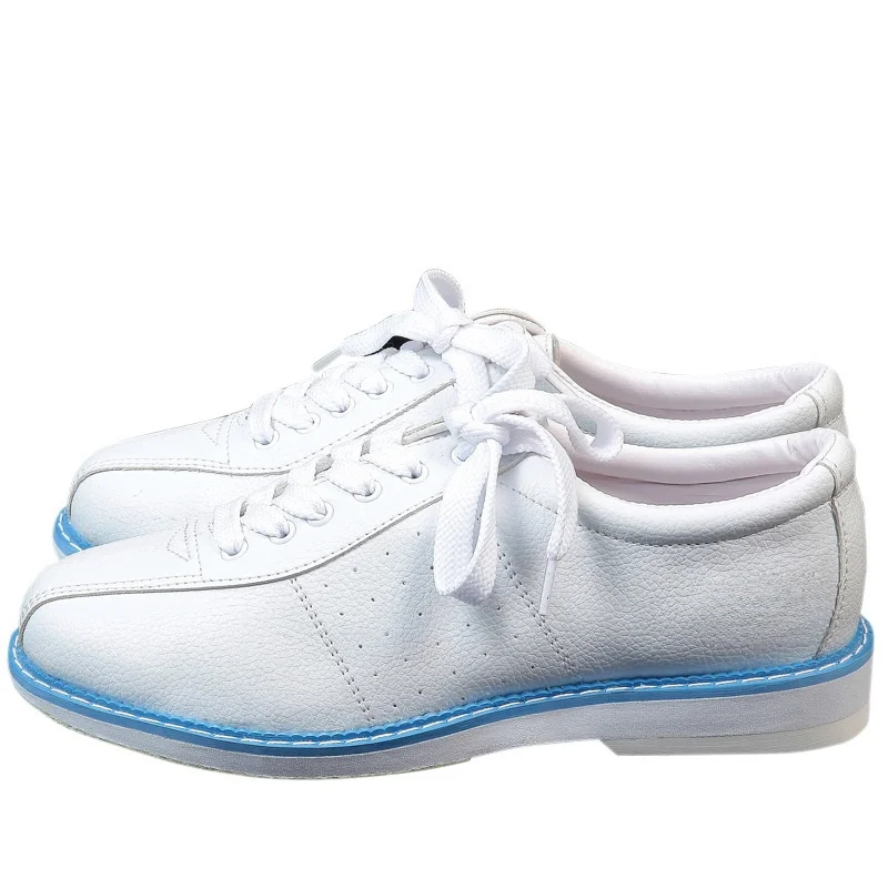 All White Bowling Shoes for Men and Women for Beginners Non-Slip breathable  Fashionable and Comfortable