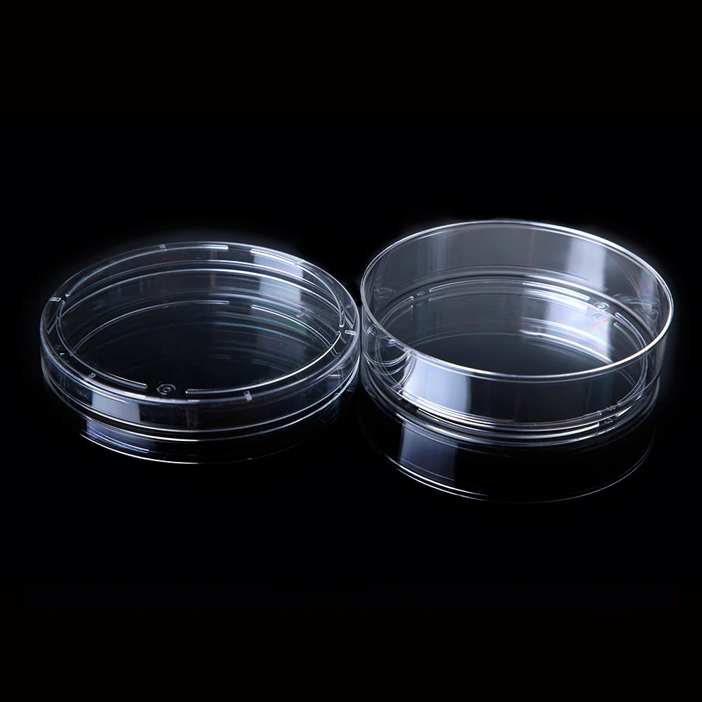 AMNGENT wholesale disposable reusable laboratory equipment round sterile ps plastic petri dish 90mm with lid