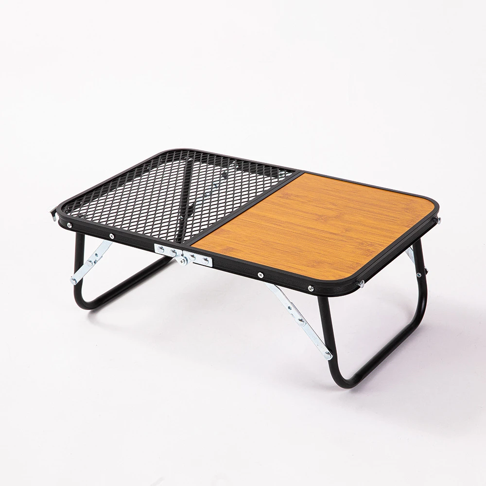 New Half Net Bbq Picnic Suitcase Korea Wood Grill Portable Small Camp Stove Igt Outdoor Folding Camping Table