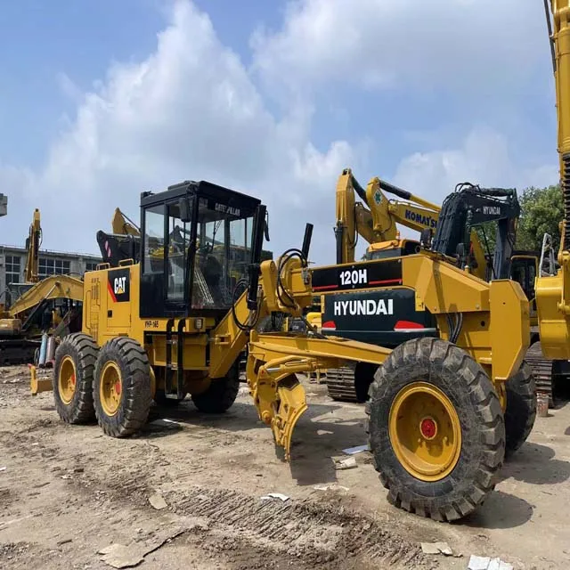 Tractor Caterpillar CAT 140G 120H 120H 140 140H Used Machine CAT 120h used Cat 140g ,140k,120h motor grader Tractor for  Sale