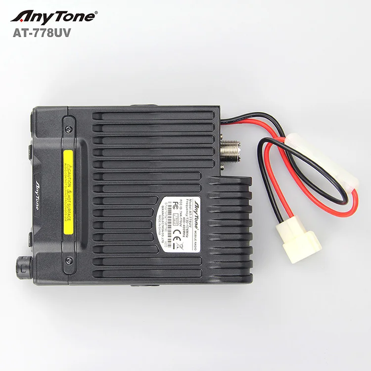 AnyTone AT-778UV Walkie Talkie VHF UHF Dual Band 136-174MHz/400-480MHz 25W Car Radio HAM Mobile Radio with Cable