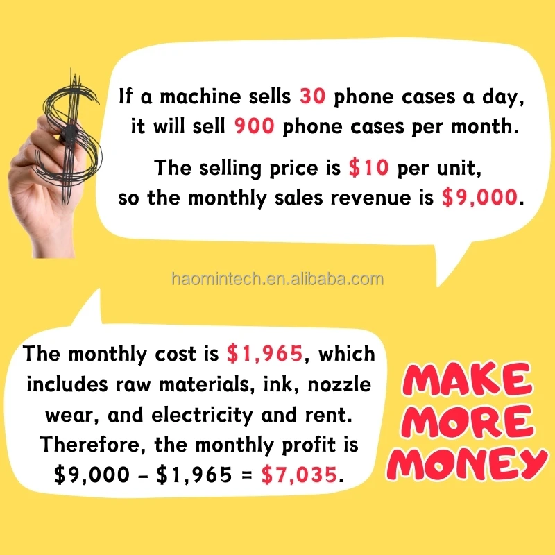 Self-service Phone Case Printing Vending Machines Print Custom Phone Cases