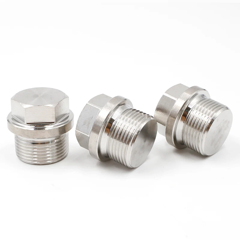 DIN910 Stainless Steel Hexagon Socket Head Plug G1/8 G1/4 G3/8 G1/2 Gex Plug cnc Machining