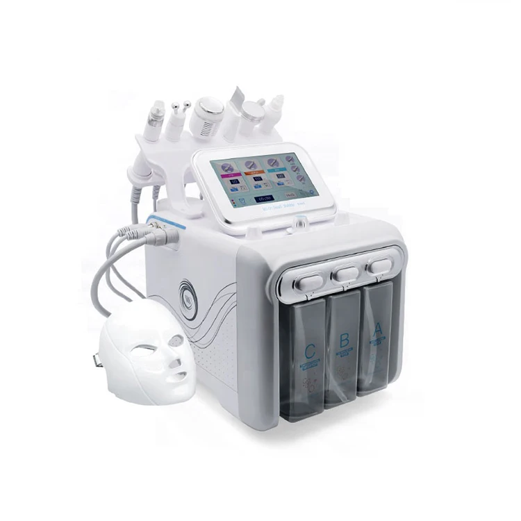 7 in 1 Portable Multifunction Hydro Dermabrasion H2O2 Small Bubbles Micodermabrasion Beauty Machine